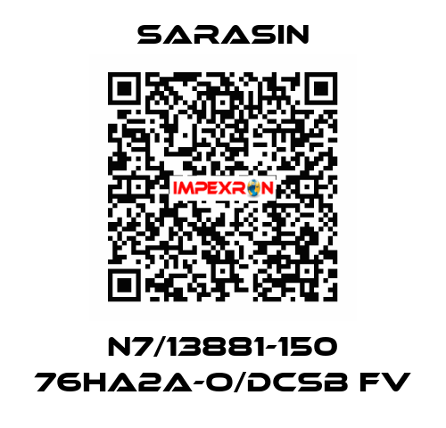 n7/13881-150 76HA2A-O/DCSB FV Sarasin