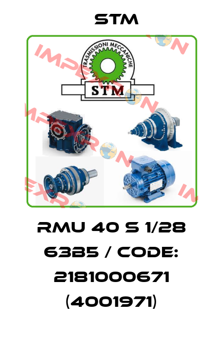 RMU 40 S 1/28 63B5 / Code: 2181000671 (4001971) Stm
