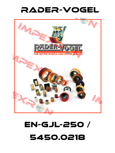 EN-GJL-250 / 5450.0218 Rader-Vogel