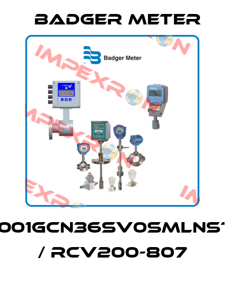1001GCN36SV0SMLNST / RCV200-807 Badger Meter