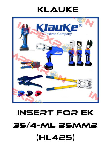 insert for EK 35/4-ML 25mm2 (HL425) Klauke