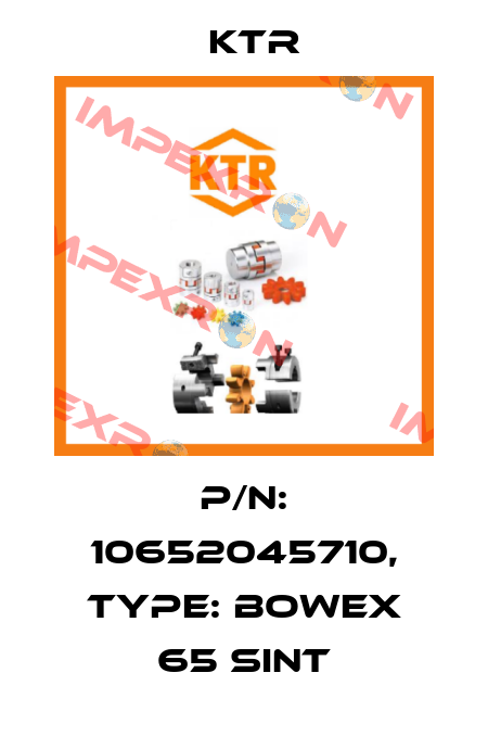 P/N: 10652045710, Type: BoWex 65 SINT KTR