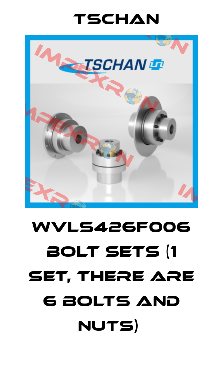 WVLS426F006 BOLT SETS (1 SET, THERE ARE 6 BOLTS AND NUTS)  Tschan