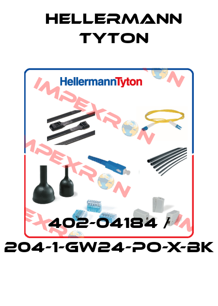 402-04184 / 204-1-GW24-PO-X-BK Hellermann Tyton