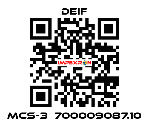 MCS-3  700009087.10 Deif