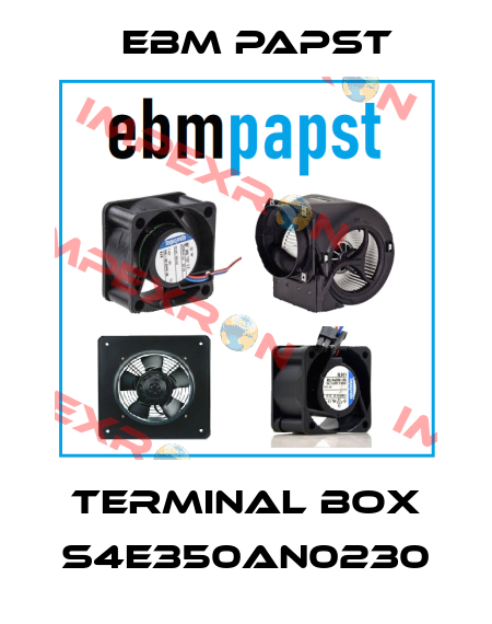 Terminal box S4E350AN0230 EBM Papst