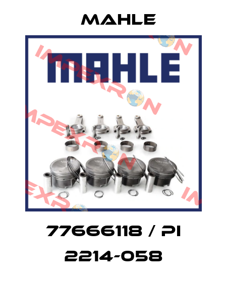 77666118 / Pi 2214-058 MAHLE