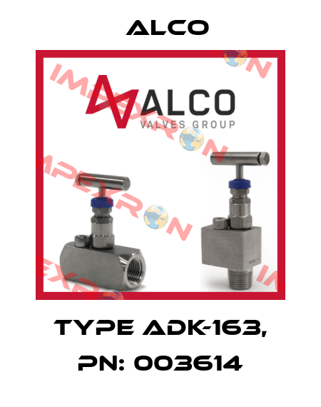 Type ADK-163, PN: 003614 Alco