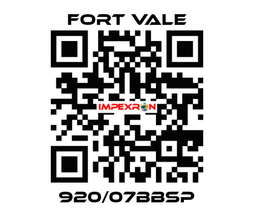 920/07BBSP Fort Vale