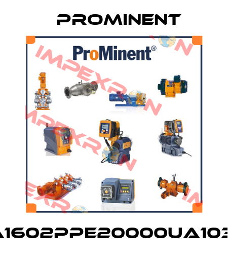 GMXA1602PPE20000UA1030BDE ProMinent