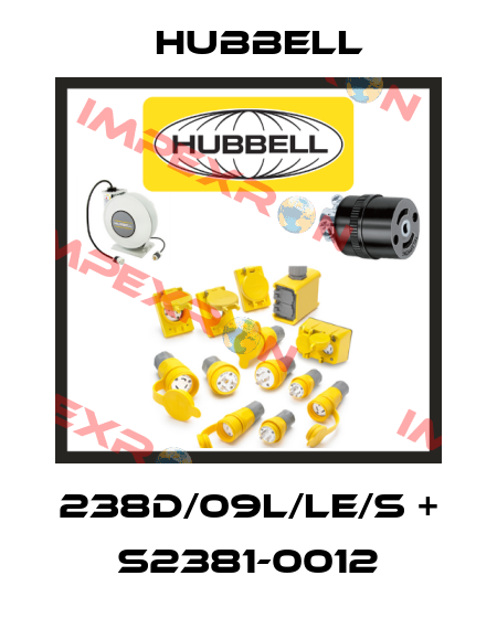 238D/09L/LE/S + S2381-0012 Hubbell