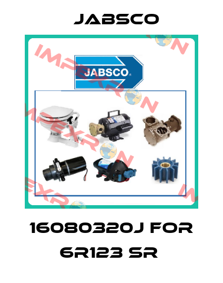 16080320J for 6R123 SR  Jabsco