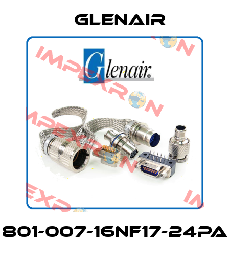 801-007-16NF17-24PA Glenair