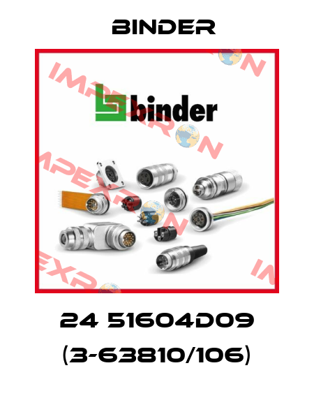 24 51604D09 (3-63810/106) Binder