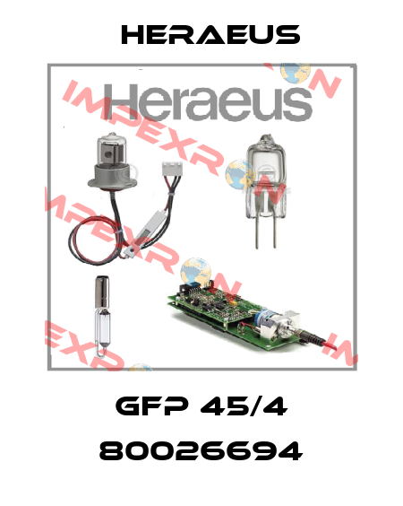 GFP 45/4 80026694 Heraeus