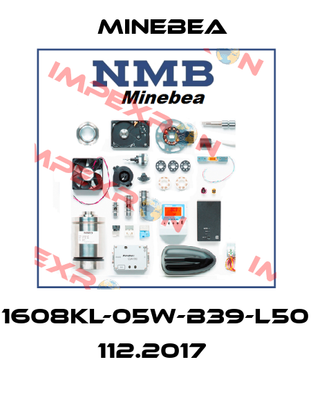 1608KL-05W-B39-L50  112.2017  Minebea