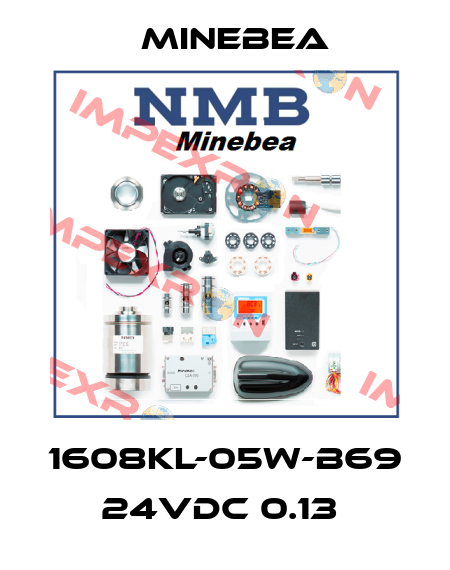 1608KL-05W-B69  24VDC 0.13  Minebea