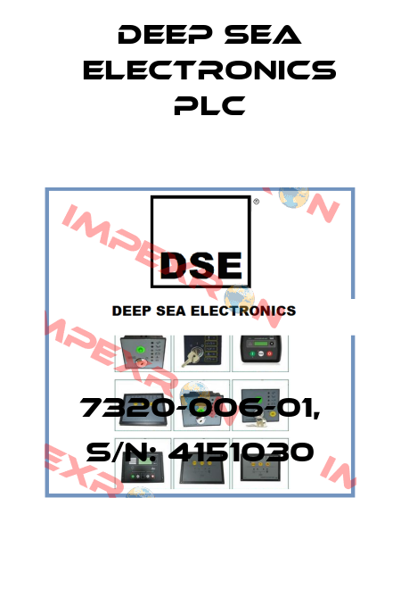 7320-006-01, S/N: 4151030 DEEP SEA ELECTRONICS PLC