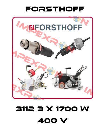 3112 3 x 1700 W 400 V Forsthoff