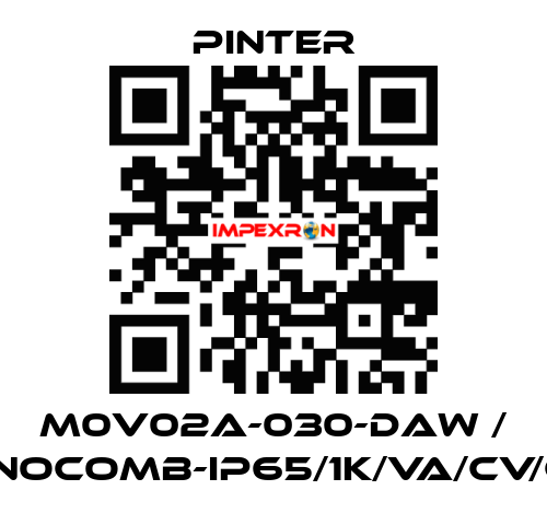 M0V02A-030-DAW / MANOCOMB-IP65/1K/VA/CV/G1/2 Pinter