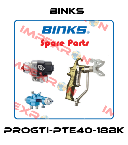 PROGTI-PTE40-18BK Binks
