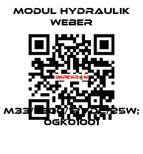 M33/L300/12VDC/25W; 0GK01001 MODUL HYDRAULIK WEBER