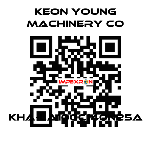 KHA-LA100C140N25A Keon Young Machinery Co