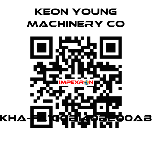 KHA-FA100B140B200AB Keon Young Machinery Co