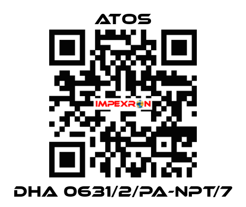 DHA 0631/2/PA-NPT/7 Atos