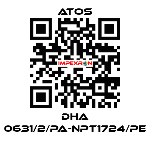 DHA 0631/2/PA-NPT1724/PE Atos