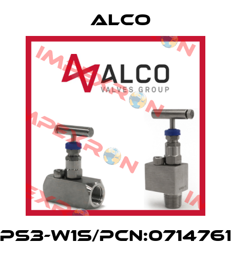 PS3-W1S/PCN:0714761 Alco