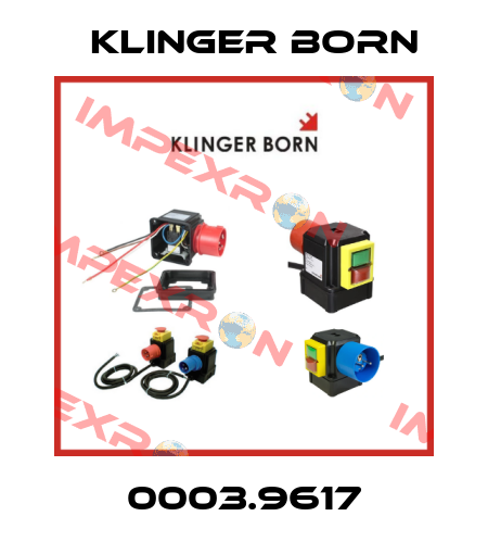 0003.9617 Klinger Born