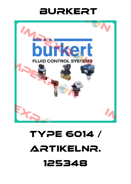 Type 6014 / Artikelnr. 125348 Burkert
