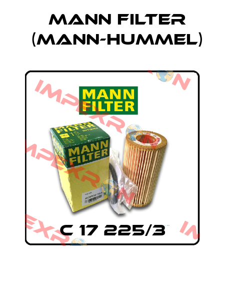 C 17 225/3 Mann Filter (Mann-Hummel)