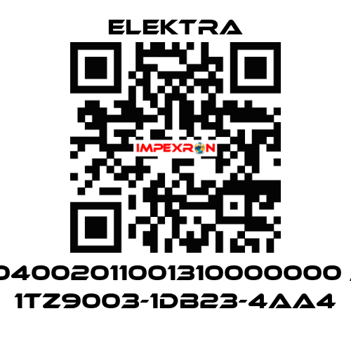 04002011001310000000 / 1TZ9003-1DB23-4AA4 ELEKTRA