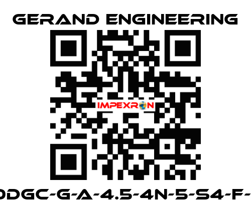 300DGC-G-A-4.5-4N-5-S4-F-B-0 Gerand Engineering