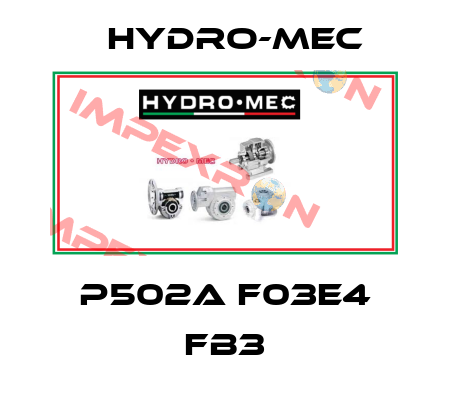 P502A F03E4 FB3 Hydro-Mec