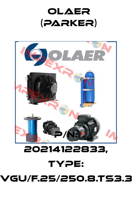 P/N: 20214122833, Type: VGU/F.25/250.8.TS3.3 Olaer (Parker)