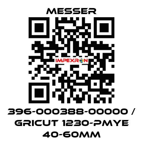 396-000388-00000 / GRICUT 1230-PMYE 40-60MM Messer