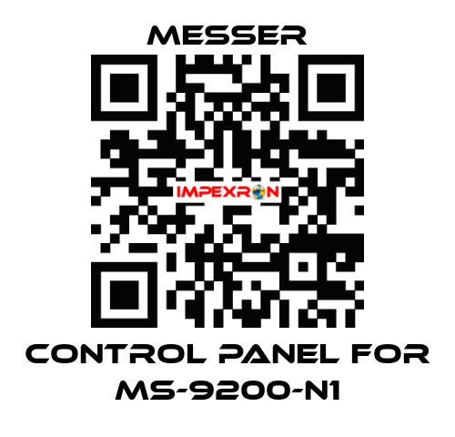 control Panel for Ms-9200-N1 Messer
