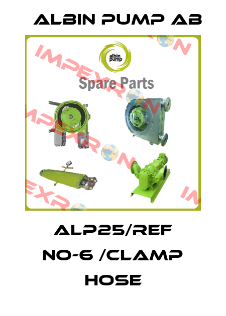 ALP25/Ref No-6 /Clamp Hose Albin Pump AB