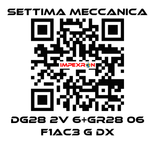 DG28 2V 6+GR28 06 F1AC3 G DX Settima Meccanica