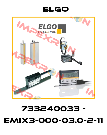 733240033 - EMIX3-000-03.0-2-11 Elgo