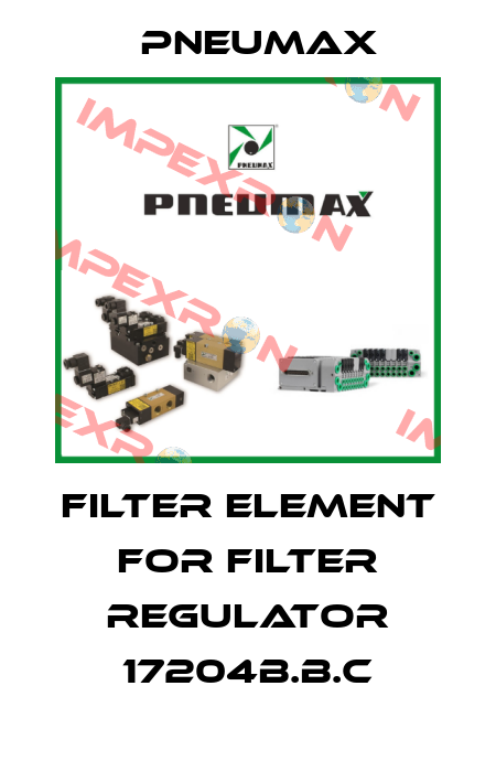 filter element for filter regulator 17204B.B.C Pneumax
