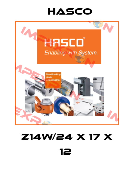 Z14W/24 X 17 X 12  Hasco