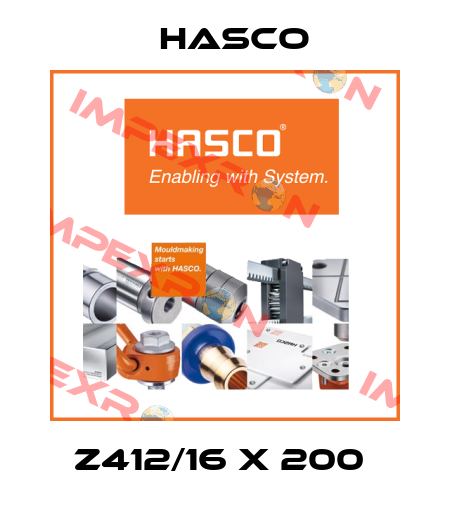 Z412/16 X 200  Hasco