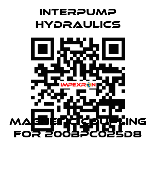 magnetic coupling for 200BPC025D8 Interpump hydraulics