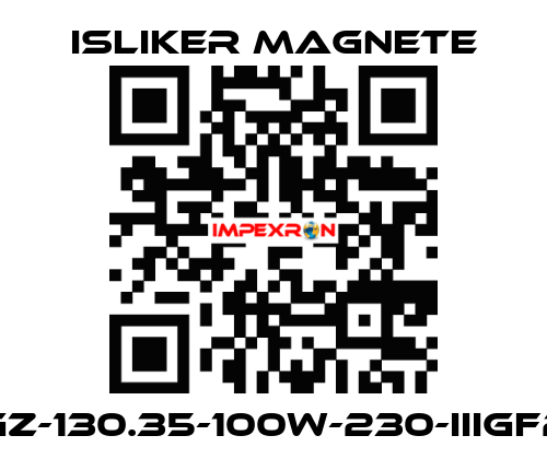UGz-130.35-100W-230-IIIGF20 ISLIKER MAGNETE