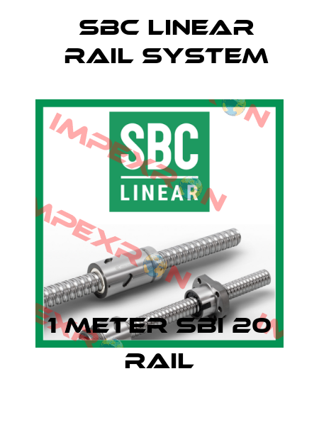 1 Meter SBI 20 Rail SBC Linear Rail System