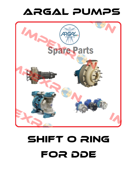 Shift O ring for DDE Argal Pumps